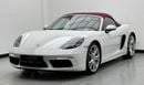Porsche 718 Boxster S 2.5L A/T 2017 Porsche 718 Boxster S, Porsche Service History, Excellent Condition, GCC