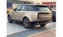 Land Rover Range Rover GOLD COLOR GCC SPEC UNDER WARRANTY AND SERVICE