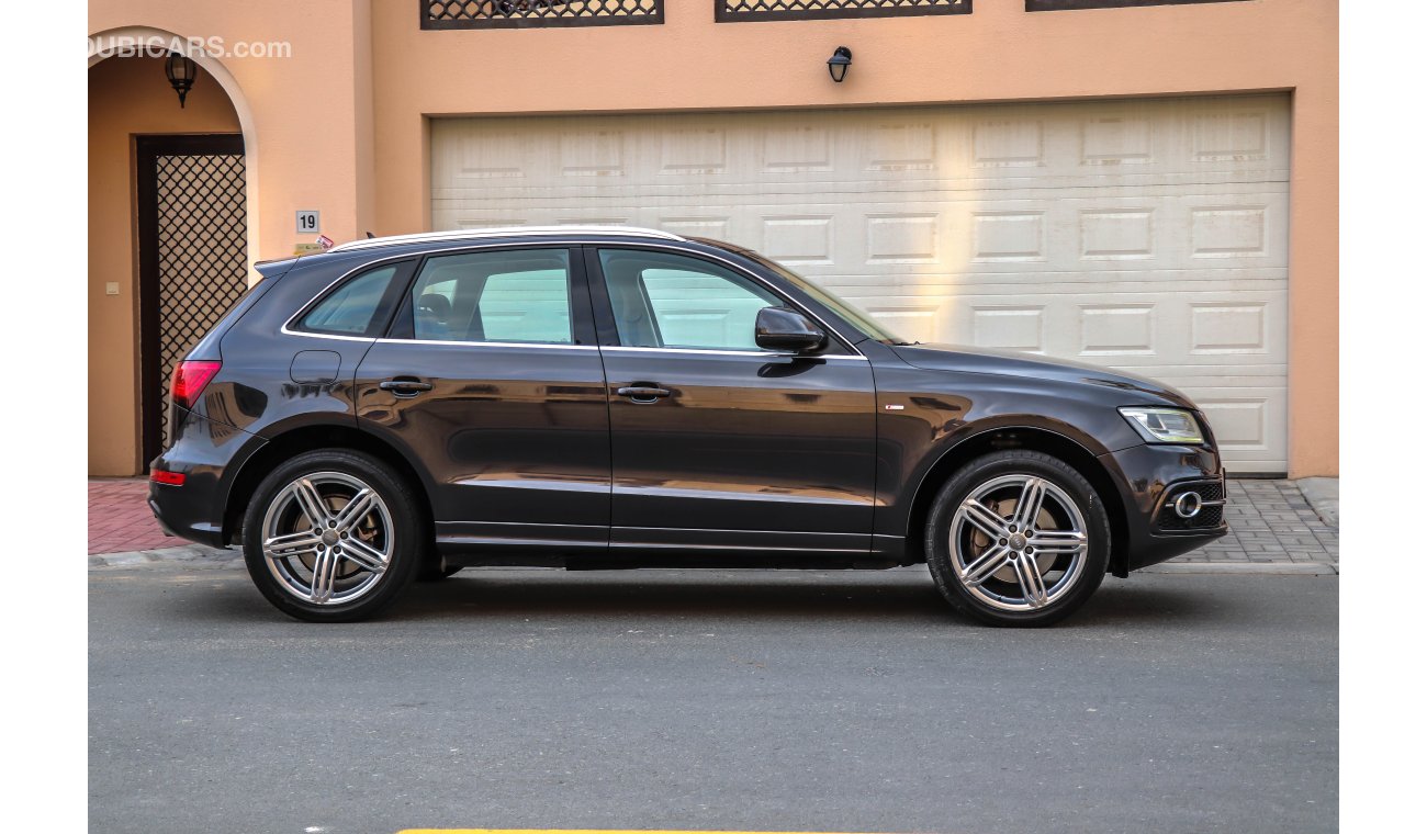 Audi Q5 3.0L (Full option) 2014 GCC under Warranty with Zero Down-Payment.