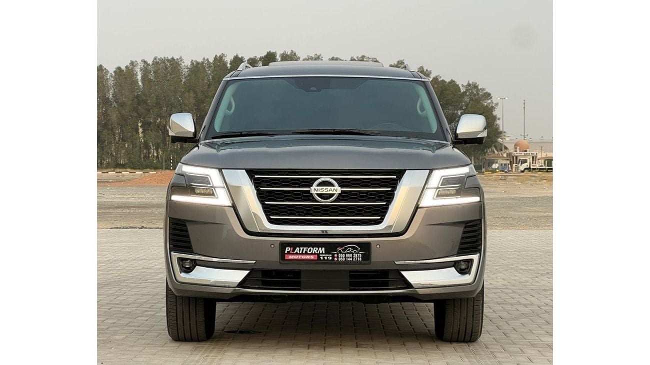 Nissan Patrol LE Titanium Nissan patrol platinum V8 Model 2021 Gcc specs Original paint no accident, full check ag
