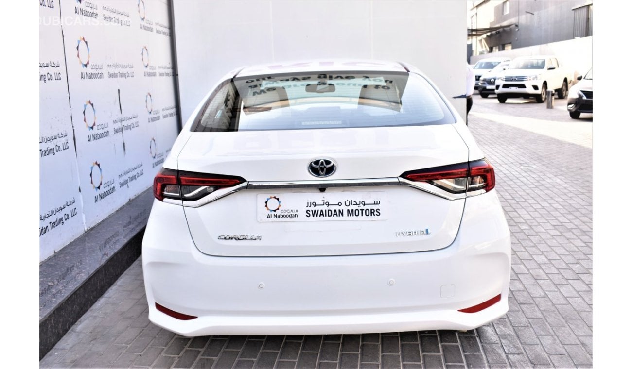 تويوتا كورولا AED 1370 PM | 1.8L HIBRID GCC DEALER WARRANTY