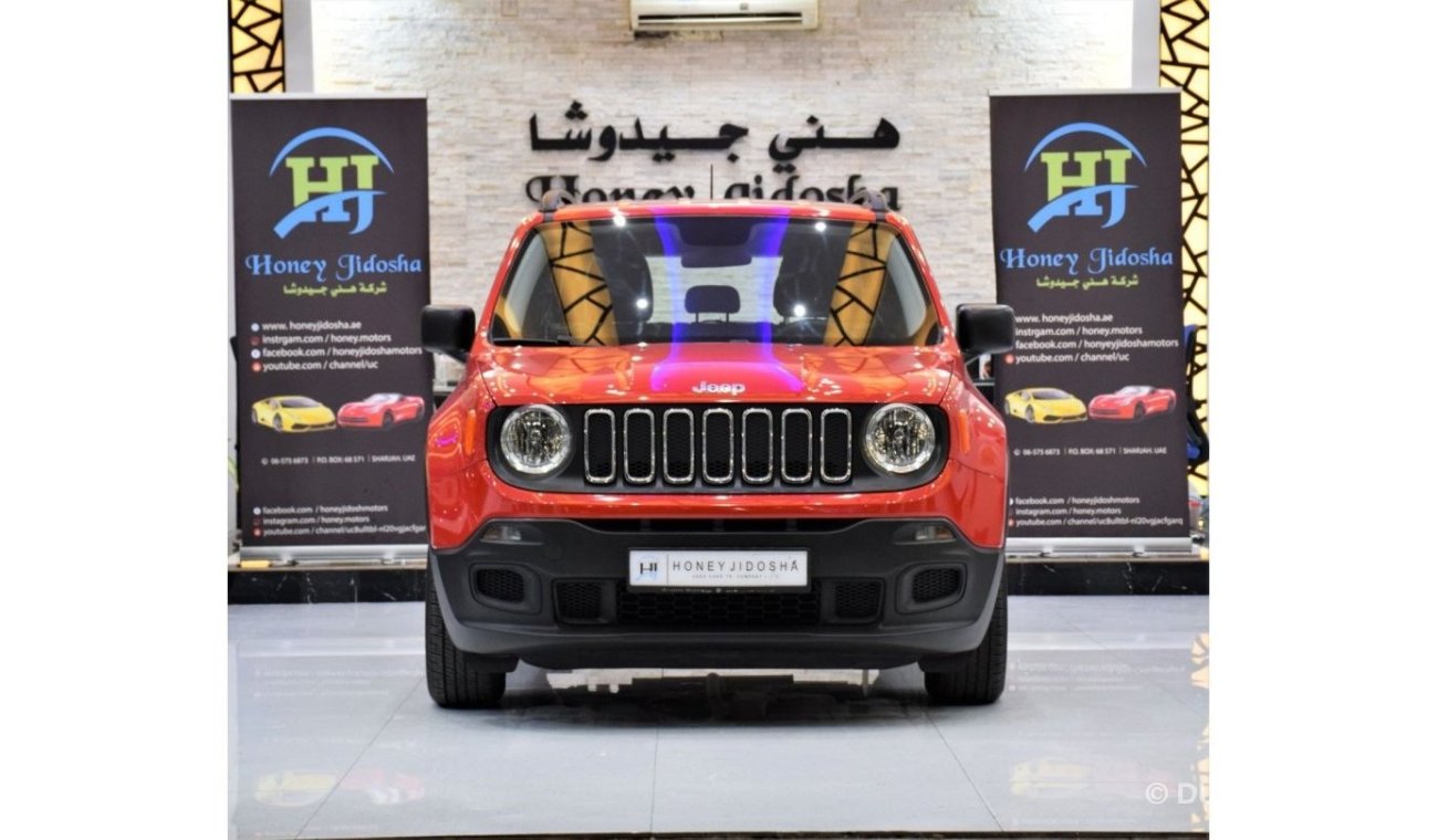 Jeep Renegade EXCELLENT DEAL for our Jeep Renegade SPORT ( 2017 Model! ) in Red Color! GCC Specs