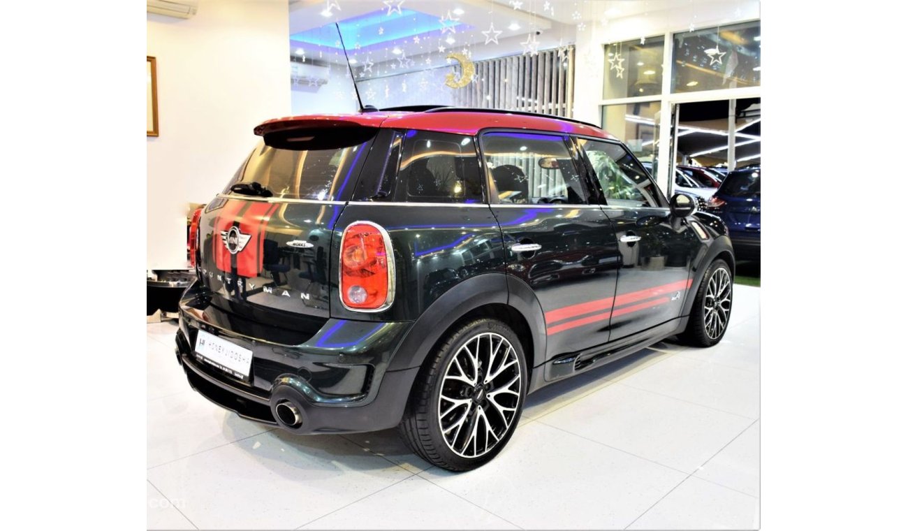 Mini John Cooper Works Countryman Amazing Mini John Cooper Works Countryman ALL4 2015 Model!! in Green & Red Stripes Color! GCC Specs