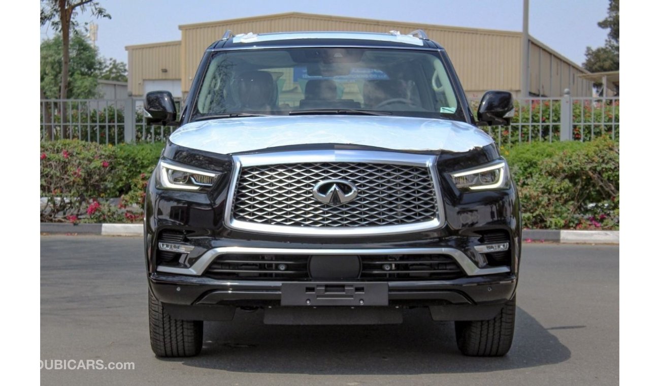 إنفينيتي QX80 الإصدار الأسود 8