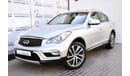 Infiniti QX50 AED 1439 PM | 3.7L QX50 LUX AWD GCC DEALER WARRANTY