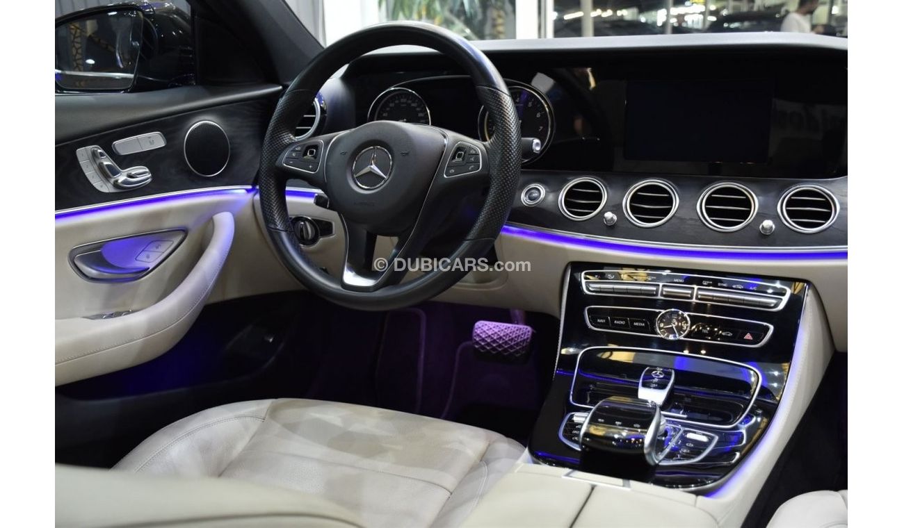 مرسيدس بنز E200 EXCELLENT DEAL for our Mercedes Benz E200 ( 2017 Model ) in Brown Color GCC Specs