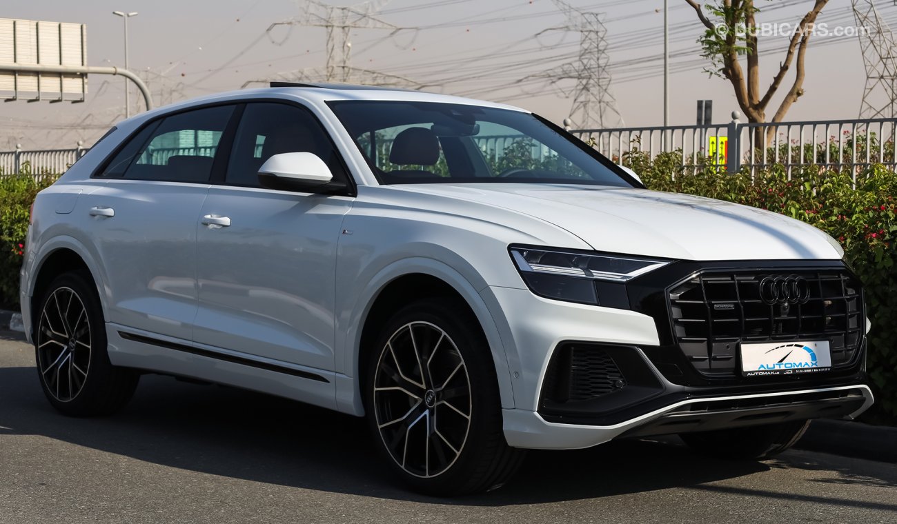 أودي Q8 3.0L V6 Quattro 55-TFSI S-Line , خليجية 2022 , 0 كم , مع ضمان 3 سنوات أو 100 كم