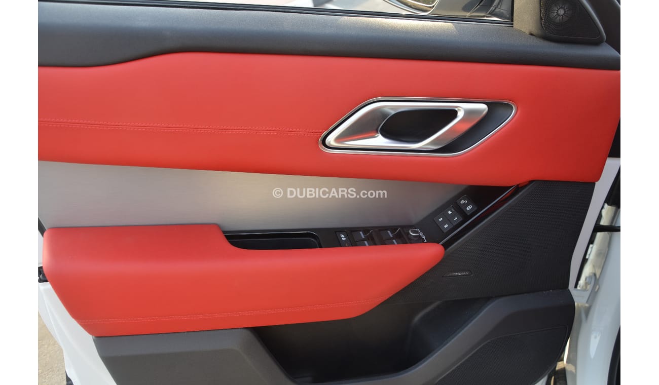 لاند روفر رينج روفر فيلار P250 جديد 2020 داخل احمر (سعر شامل الجمارك)ضمان 3 سنوات مع صيانه