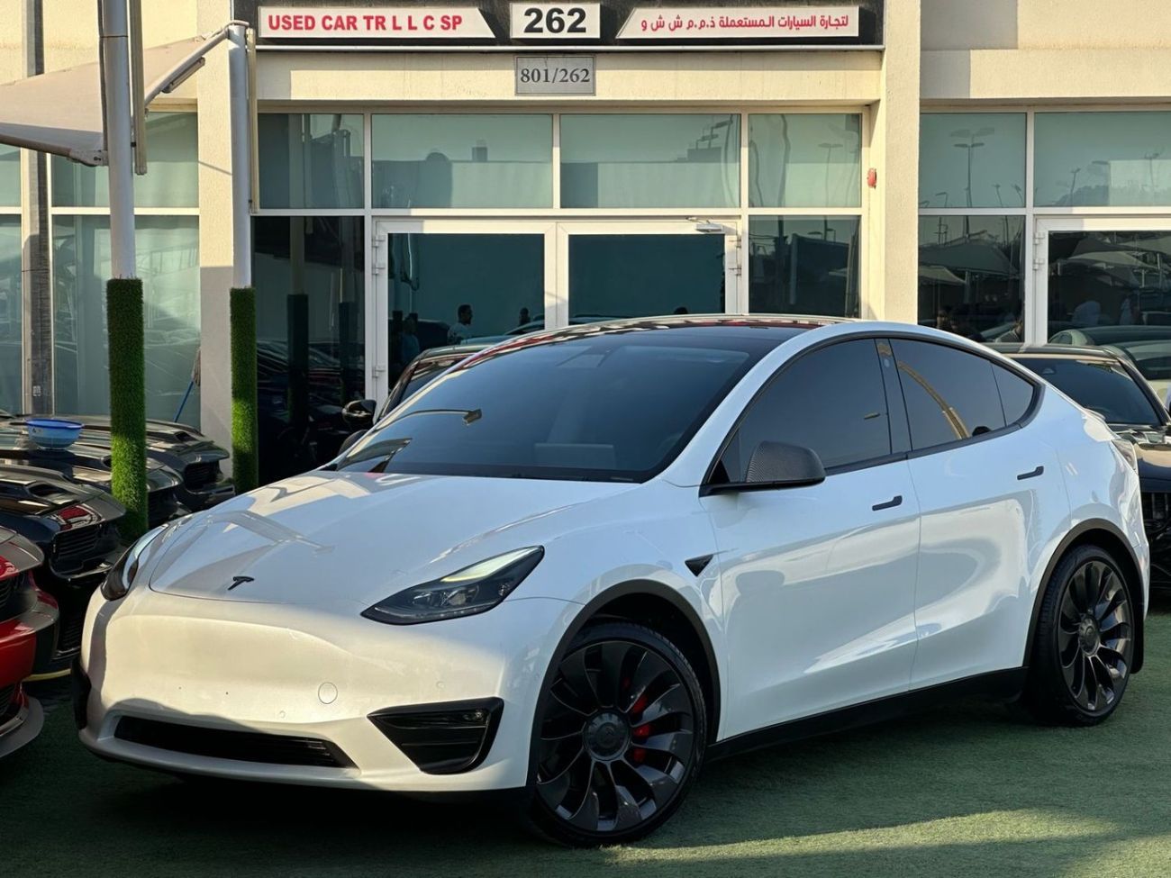 تسلا موديل Y TESLA MODEL Y 2022  PERFORMANCE GCC FULL OPTION ORIGINAL PAINT UNDER WARRANTY