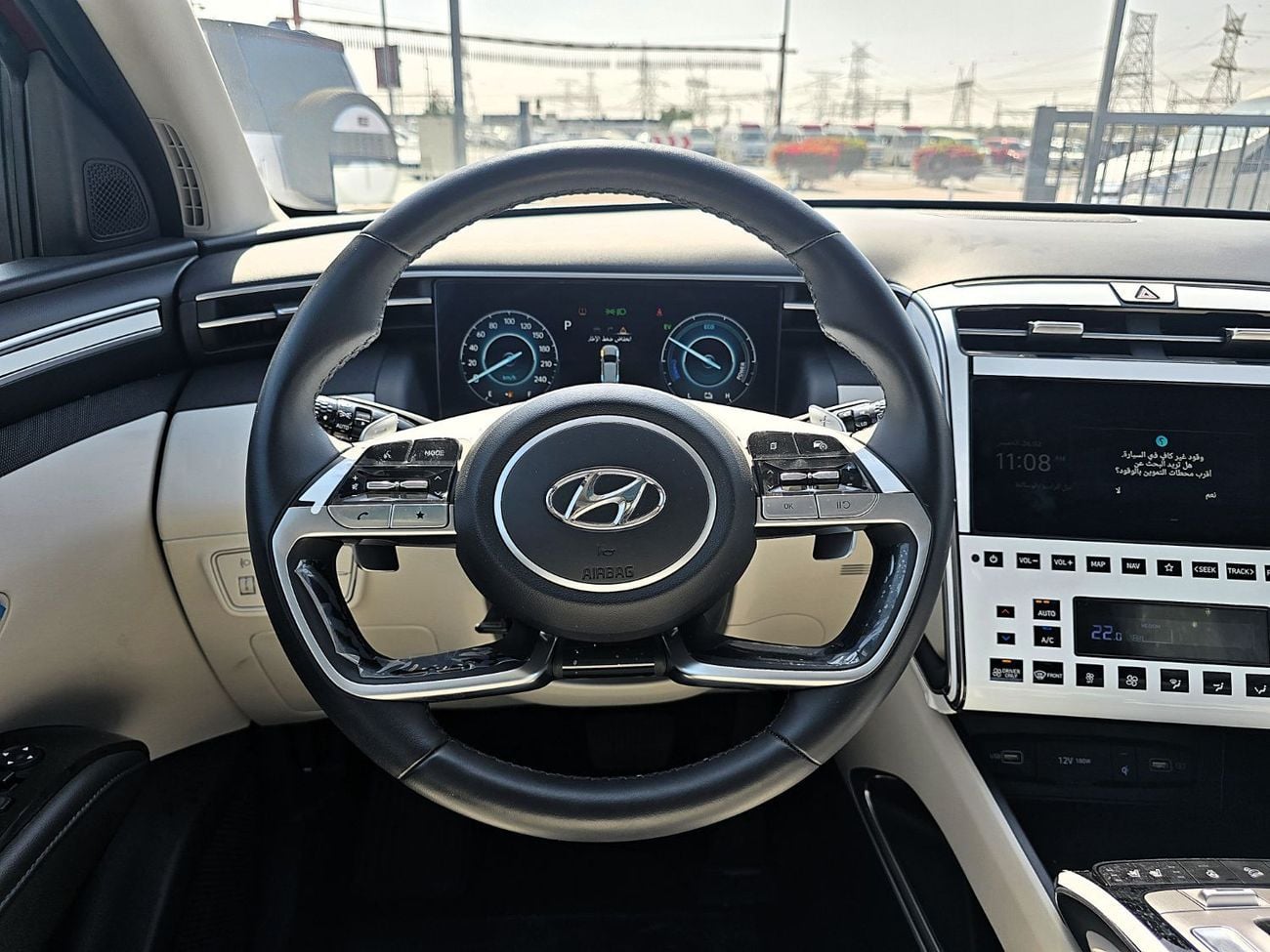 Hyundai Tucson Smart 1.6L Hyundai Tucson Hybrid 1.6l A/T SUV FWD European specs Red Color  2023 Model