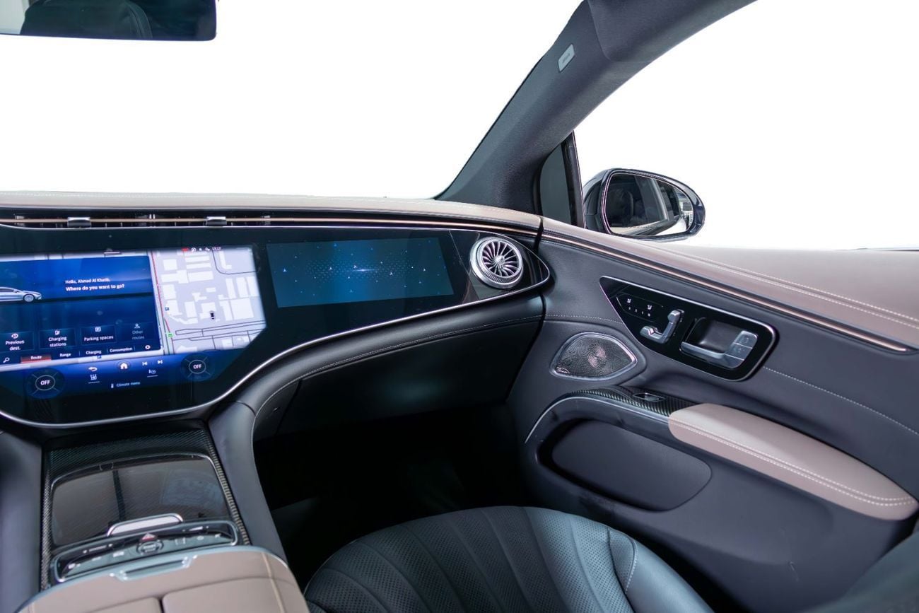 Mercedes-Benz EQS 450+ 450 PLUS-GCC-Gragash Warranty-High Specifications-Night Package-22Inch AMG Rims