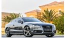 Audi A5 3.2L V6 S-Line  - 2013 - Under Warranty - AED 1,253 per month - 0% Downpayment