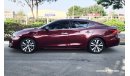 Nissan Maxima 2016 NISSAN MAXIMA, S 4DR SEDAN, 3.5L 6CYL PETROL, AUTOMATIC, FRONT WHEEL DRIVE.