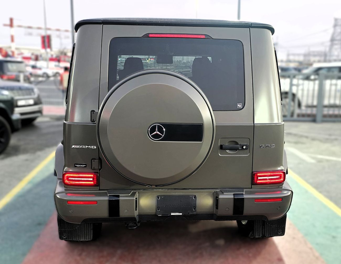 مرسيدس بنز G 63 AMG Used Mercedes AMG G63  4.0L V8 BiTurbo Full Option Mut Brown  Color 2021 Model