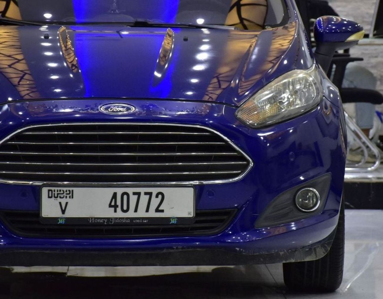 فورد فيستا Ford Fiesta ( 2015 Model ) in Blue Color GCC Specs