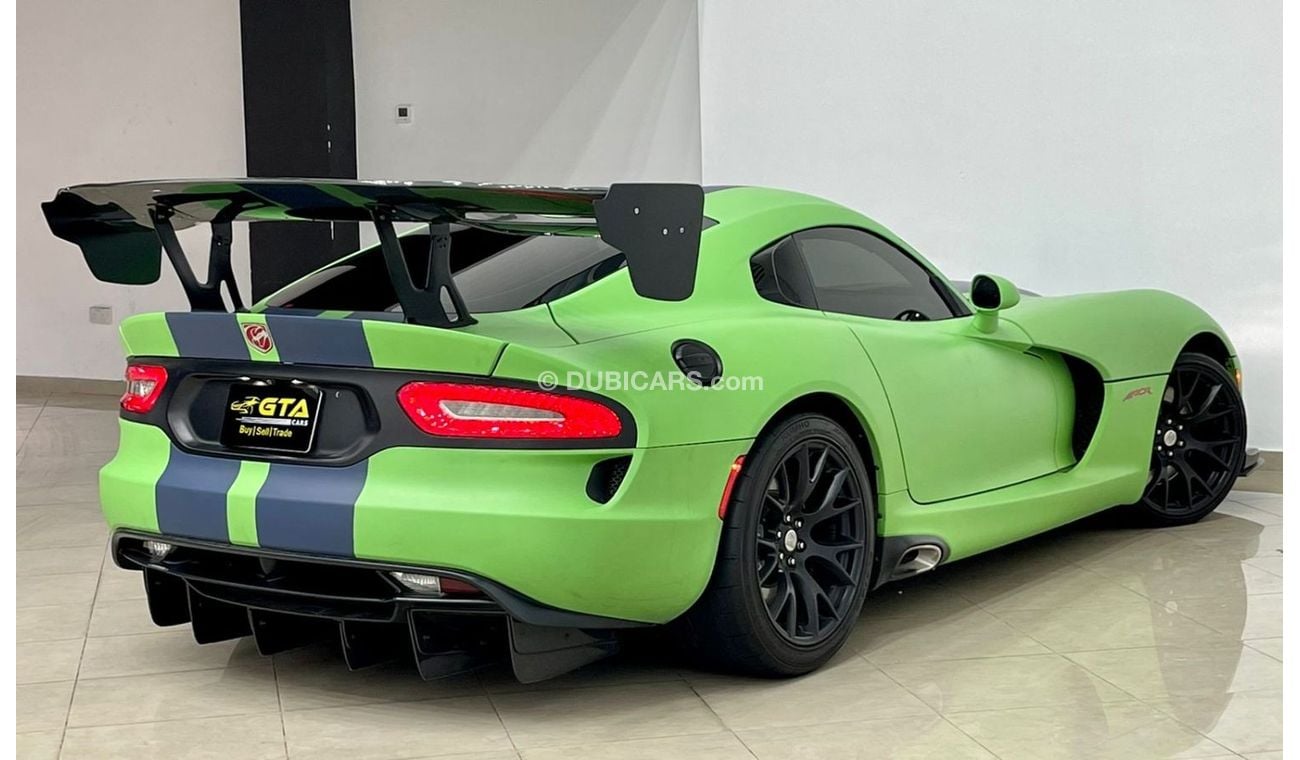 Dodge Viper 2016 Dodge Viper Srt10, Dodge Warranty-Service Contract-Service History, GCC