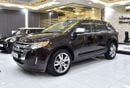 Ford Edge EXCELLENT DEAL for our Ford Edge Limited AWD ( 2014 Model ) in Dark Brown Color GCC Specs