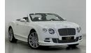 بنتلي كونتيننتال جي تي سي 2015 Bentley Continental GTC Speed V12, Service History, Warranty, GCC
