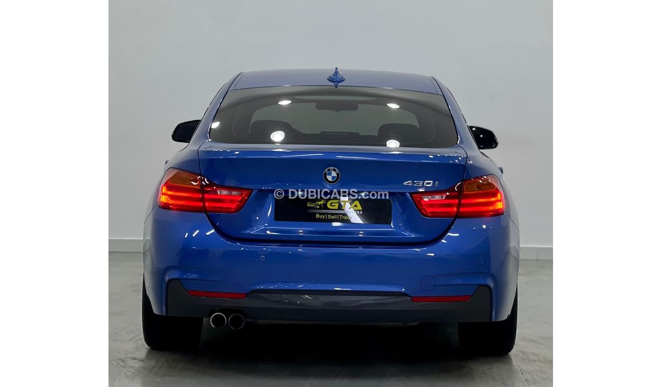 BMW 430i M Sport 2017 BMW 430i M-Sport Gran Coupe, BMW Service History, Warranty, GCC