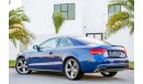 Audi A5 S-Line - Stunning Blue - AED 1,351 Per Month! - 0% DP