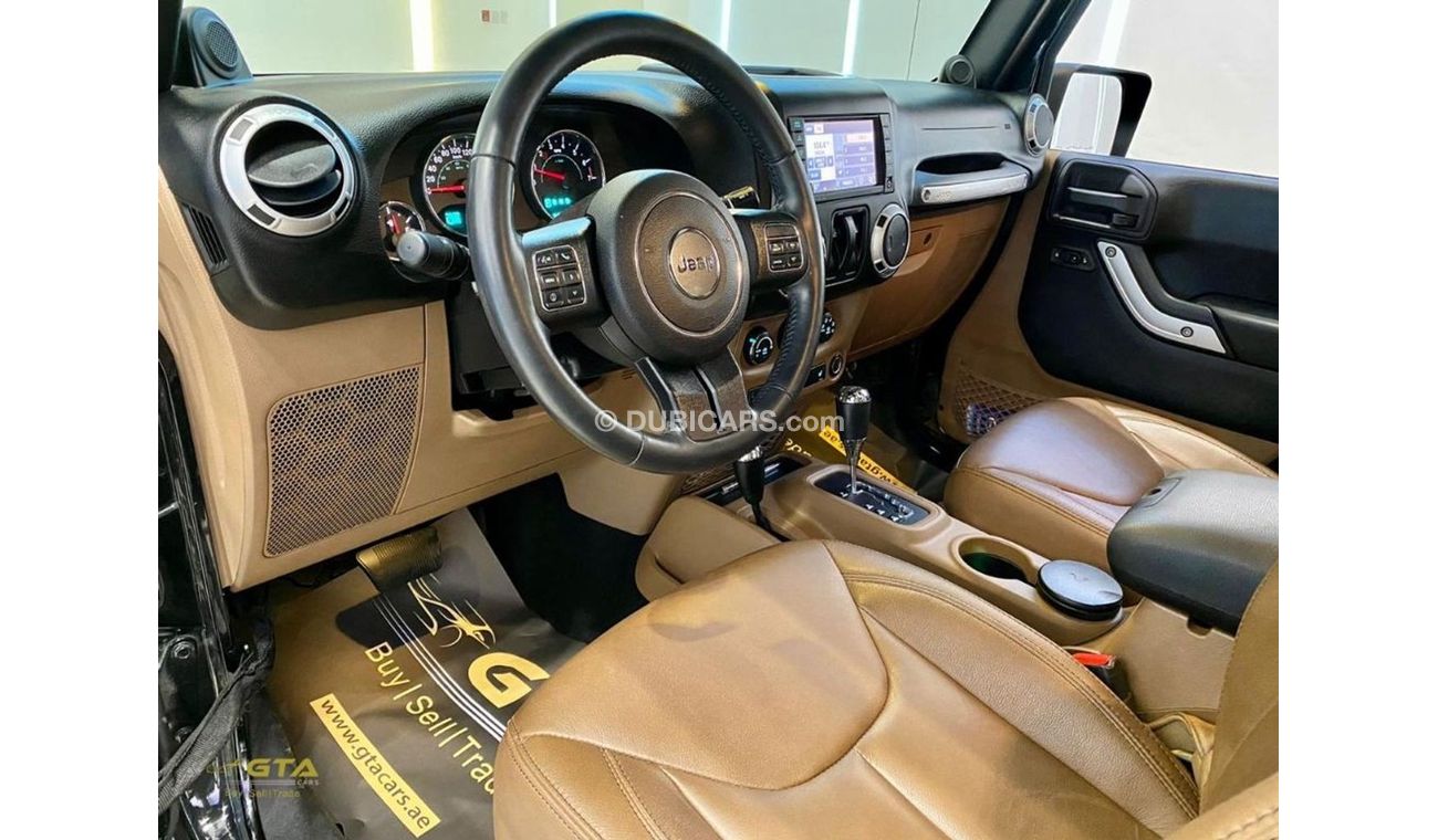Jeep Wrangler 2014 Jeep Wrangler Sahara Mopar Modified, Warranty, Excellent Condition, Very Low KMs, GCC