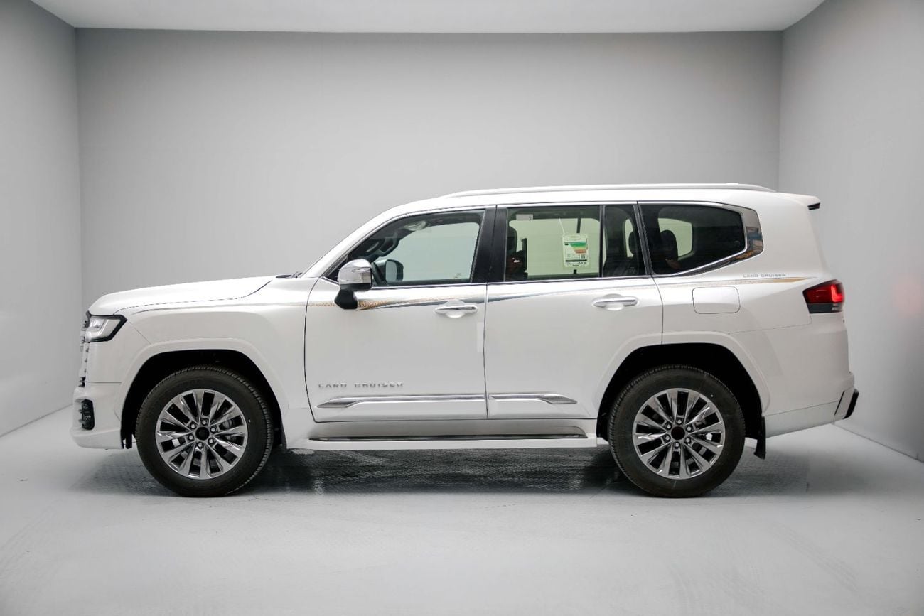 Toyota Land Cruiser VXR LC300 VXR Z 3.3L - Precious White Pearl Inside Black & Red | Export Only