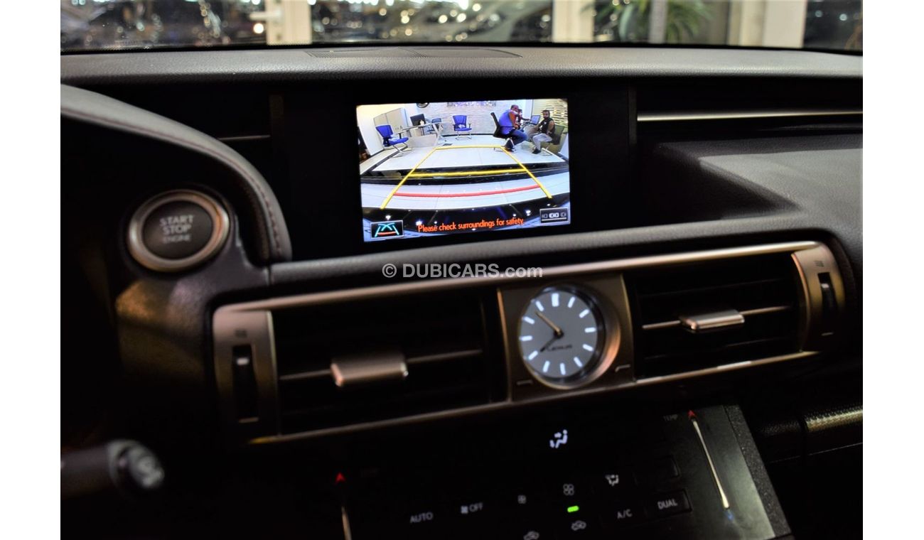 Lexus IS350 EXCELLENT DEAL for our Lexus IS 350 F-Sport 2014 Model!! in Black Color! GCC Specs