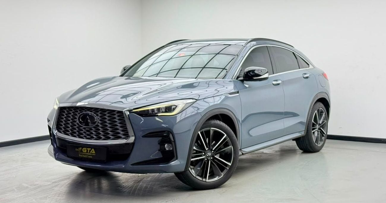 Infiniti QX55 LUXE 2022 Infiniti QX55, Auto Guard Warranty, Full Infiniti Service History, GCC Specs
