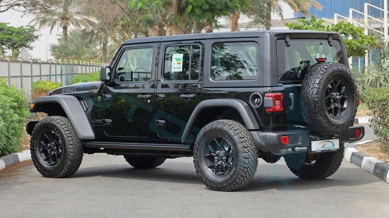 جيب رانجلر ( Eid al-Adha Offer ) Unlimited Willys V6 3.6L 2026 GCC Witn 3 Years or 60,000 Km Warranty @Official