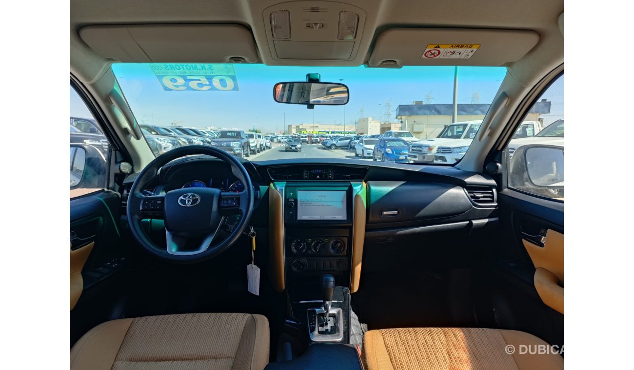 Toyota Fortuner 2.7L Petrol, Alloy Rims, Rear A/C, Rear Parking Sensors, Only For Export ( LOT # 115782)