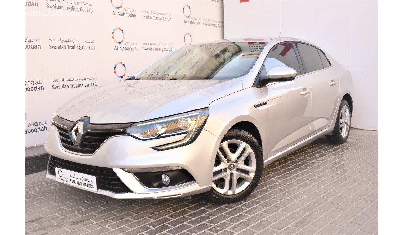 رينو ميجان 1.6L PE 2018 GCC SPECS DEALER WARRANTY