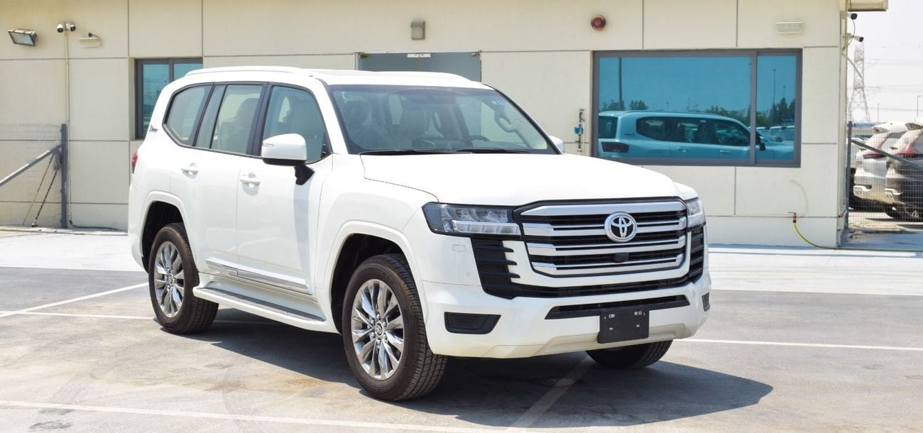 Toyota Land Cruiser ECTP2M003 - 2026 TLC300 GXR 3.5L Petrol Auto White w Beige - Sunroof, Leather, Rear Entertainment