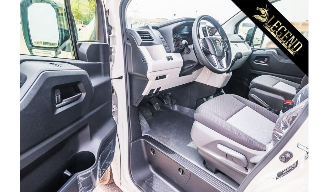 Toyota Hiace 2021 Toyota Hiace 2.8L High-roof MT | 13 Seats + Black Bumper + 2 Point Seat Belt