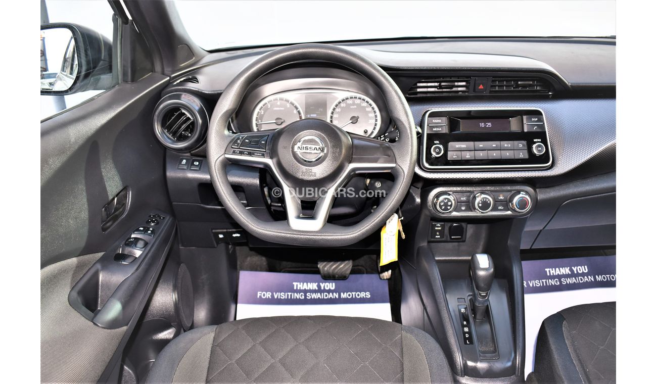 Nissan Kicks AED 1100 PM | 1.6L S GCC DEALER WARRANTY