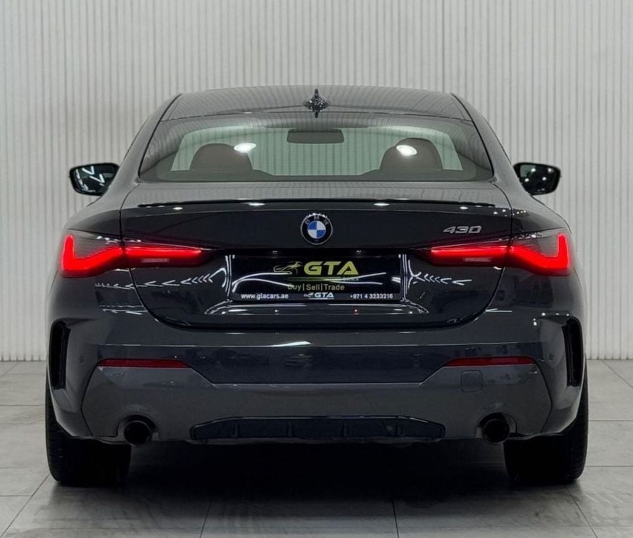 بي أم دبليو 430i M Sport 2.0L 2022 BMW 430i M-Sport Coupe, Nov 2026 BMW Warranty + Service Pack, Low Kms, GCC