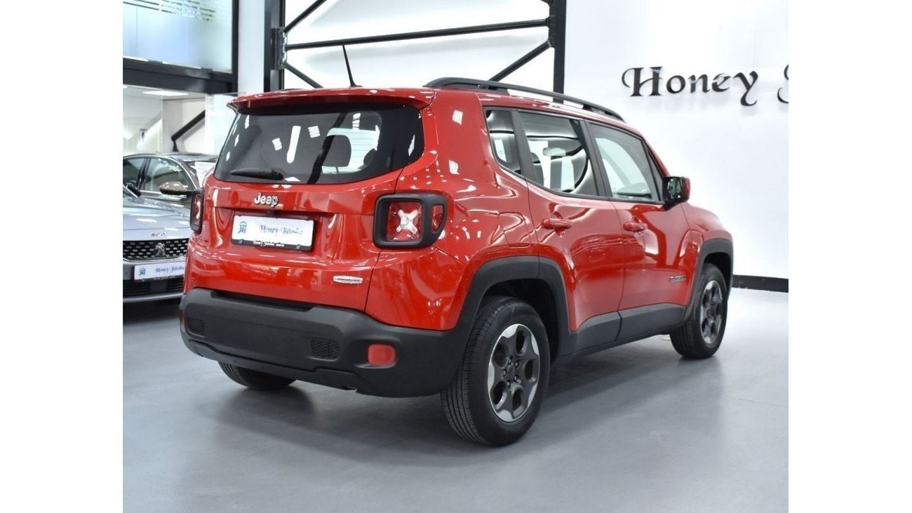 Jeep Renegade EXCELLENT DEAL for our Jeep Renegade Longitude ( 2017 Model ) in Red Color GCC Specs