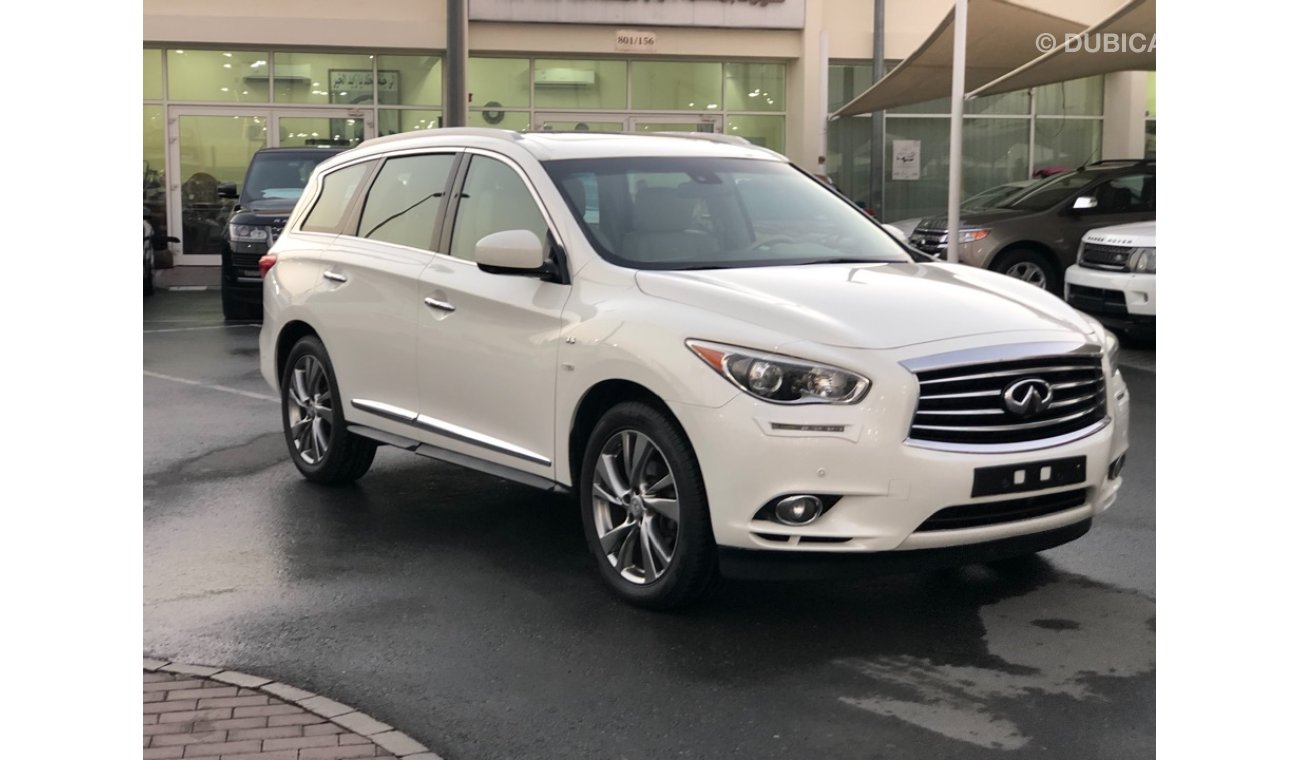 إنفينيتي QX60 موديل 2014 خليجي فل مواصفات كراسي جلد ومثبت سرعه وتحكم كهربي كامل و5كاميرات وردار وشاشات خلفيه