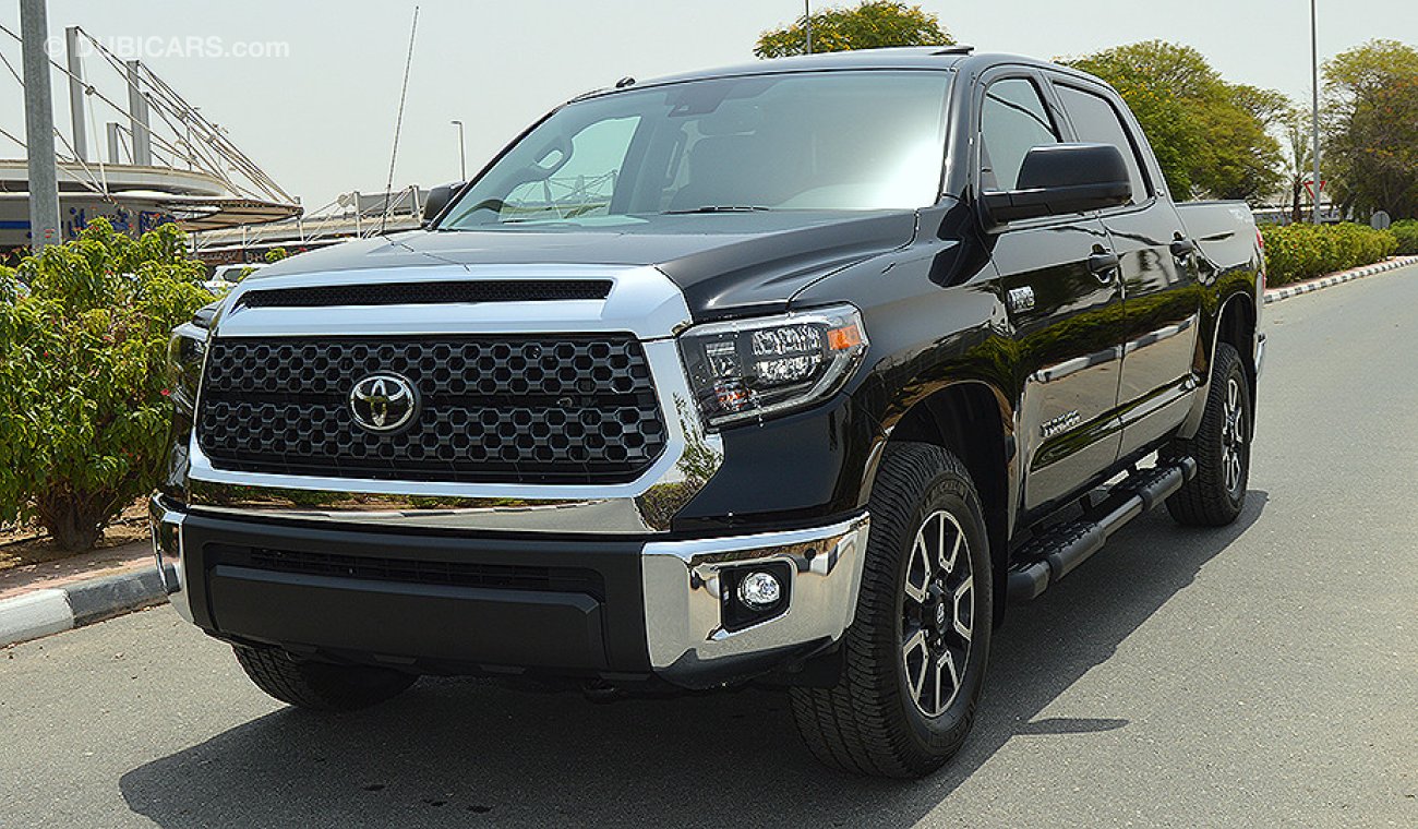 تويوتا تاندرا 2019 Crewmax SR5, 5.7 V8 0km w/ 5Yrs or 200K km Warranty from Dynatrade + 1 Free Service