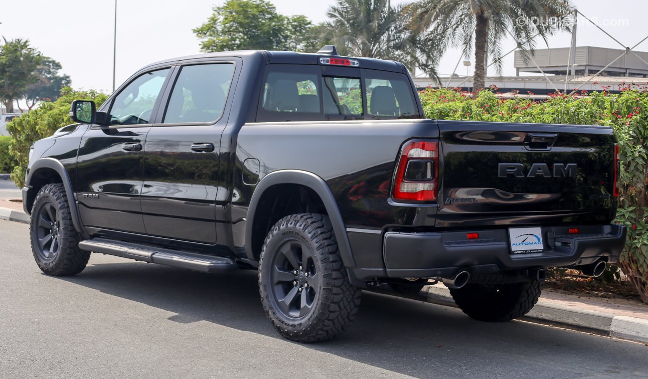 رام 1500 1500 REBEL CREW CAB 4X4 5.7L V8 HEMI , NIGHT EDITION , 2022 GCC , 0Km (ONLY FOR EXPORT)