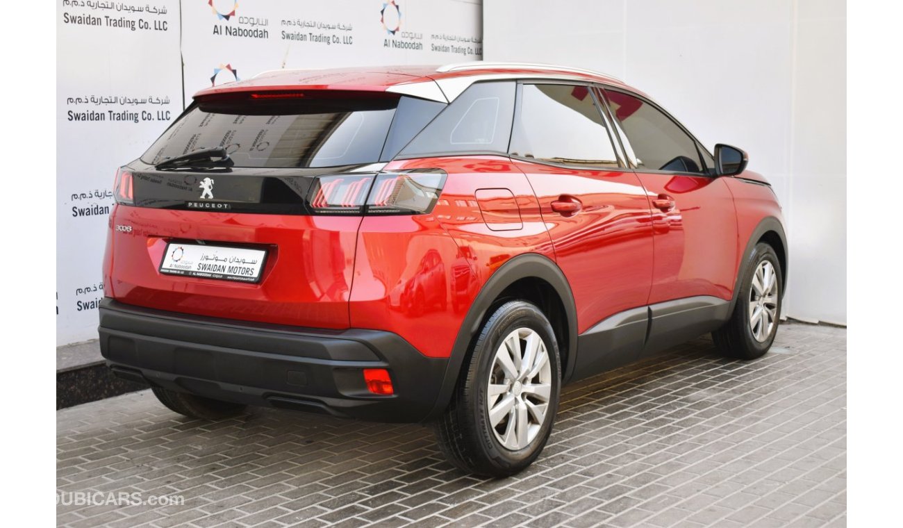 Peugeot 3008 AED 1199 PM | 1.6L ACTIVE GCC AGENCY WARRANTY UP TO 2026 OR 100K KM