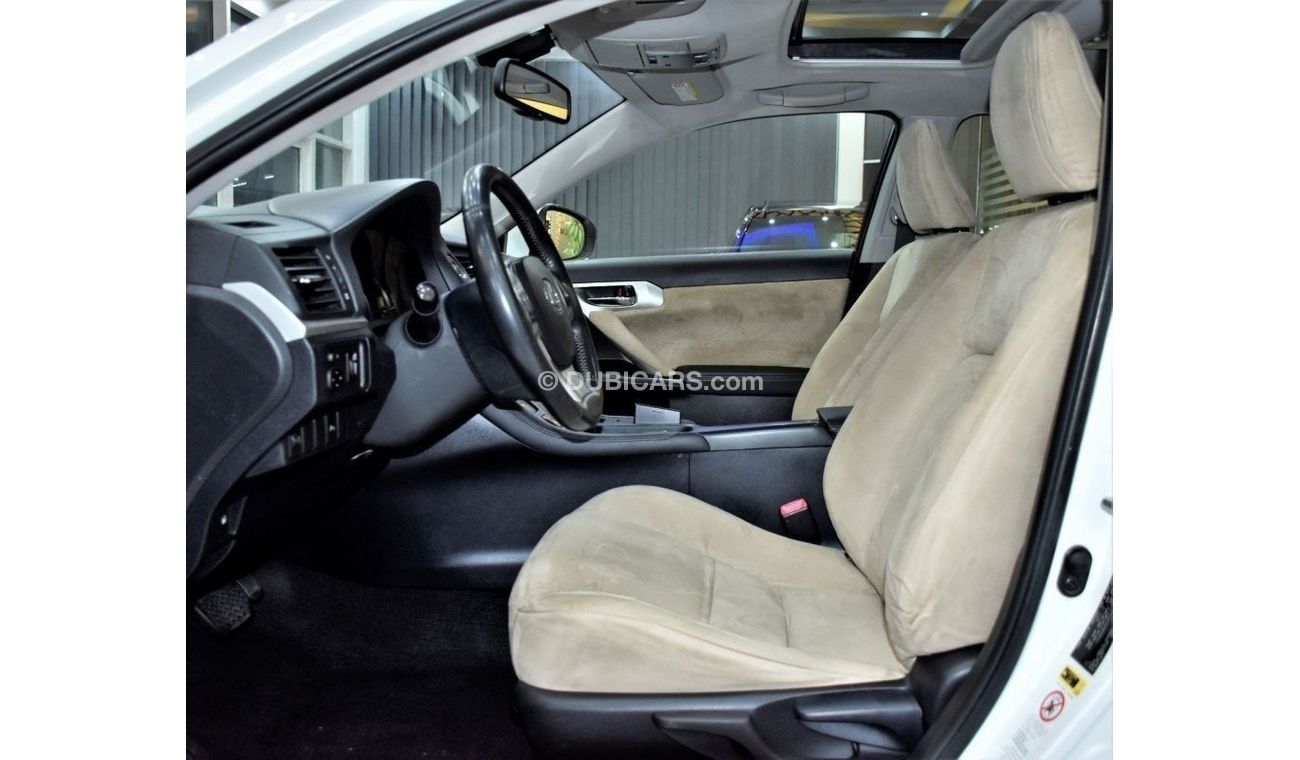 Lexus CT 200h EXCELLENT DEAL for our Lexus CT200 HYBRID ( 2012 Model ) in White Color GCC Specs