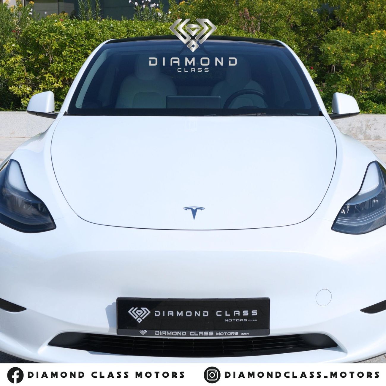 Tesla Model Y Tesla Model Y White interior Auto Pilot  2024 GCC  Warranty  Tesla UAE