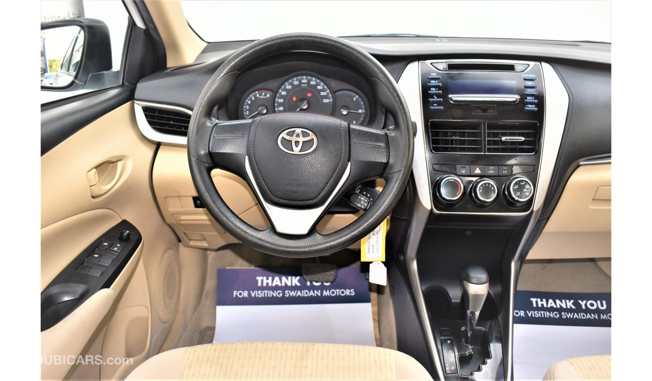 Toyota Yaris 1.5L SE SEDAN 2019 GCC SPECS DEALER WARRANTY