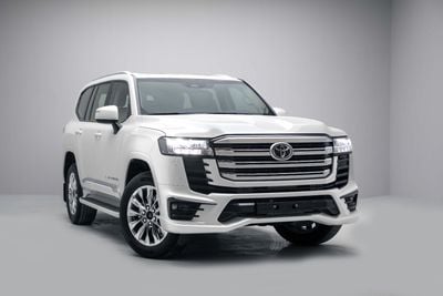 Toyota Land Cruiser LC300 GXR 3.5L - White Pearl Inside Beige | Export Only