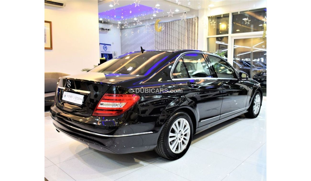 مرسيدس بنز C 180 ORIGINAL PAINT! ( صبغ وكاله ) Mercedes Benz C180 1.6 2013 Model! Black Color! GCC Specs