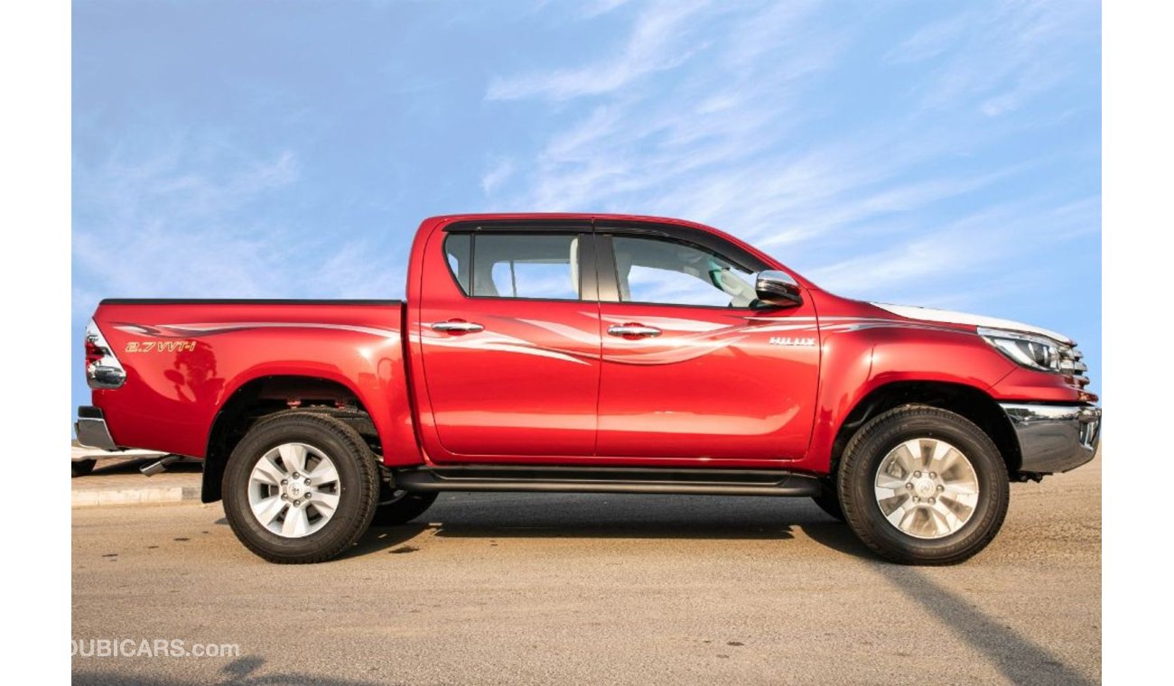 Toyota Hilux 2.7L 4WD Manual Petrol Full Option with Rear Camera, Rear Parking Sensors ,Wood Trim and Push Button