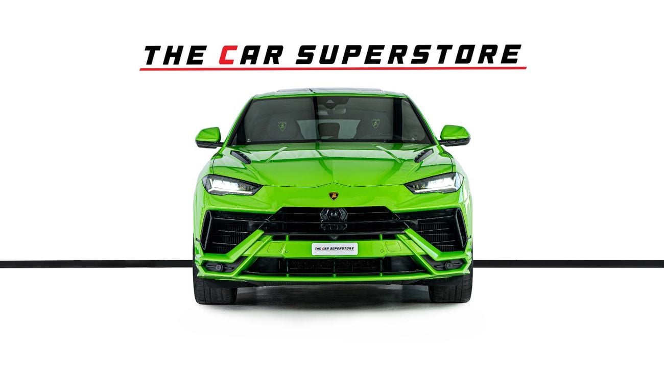 Lamborghini Urus S 4.0T V8 Special Color-23 Inch High Gloss Black Rims-Black Exhaust Tail Pipes