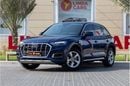 أودي Q5 45 TFSI Quattro 2.0L Audi Q5 45TFSI Quattro 2022 GCC under Agency Warranty and Service Contract with