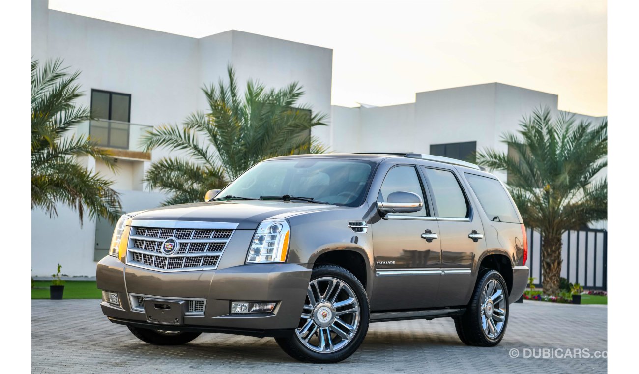 Cadillac Escalade 6.2L V8 Platinum - 2014 - 2 Years Warranty!  - AED 1,610 PER MONTH - 0% DOWNPAYMENT