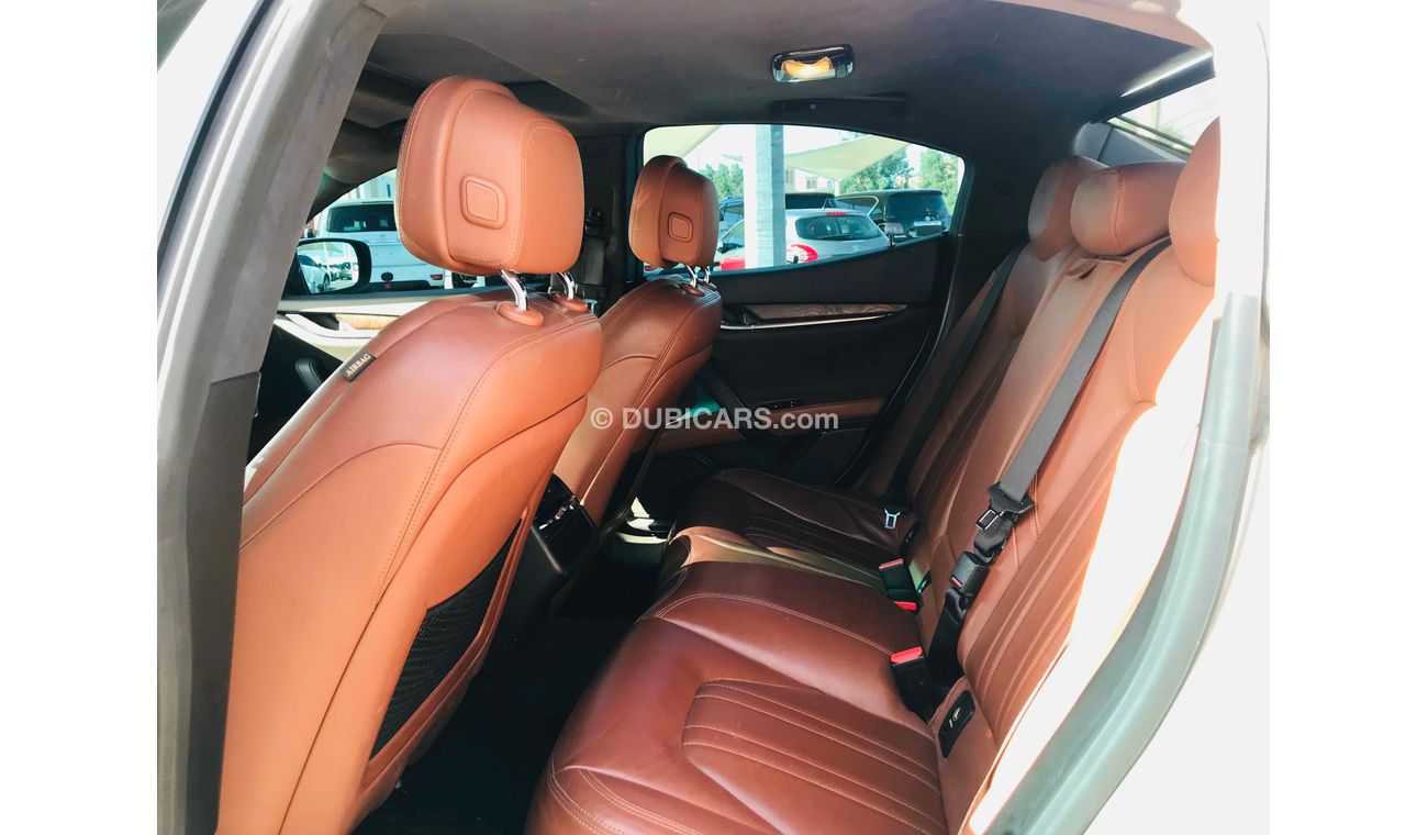 Maserati Ghibli سياره نظيفه جدا بحاله ممتازه بدون حوادث ضمان شاسيه جير ماكينه